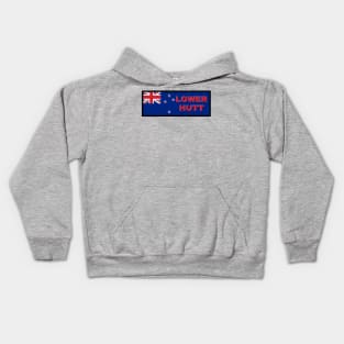 Lower Hutt City in New Zealand Flag Kids Hoodie